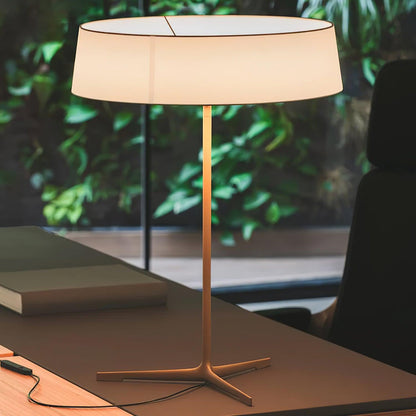Tripod Lantern Black Grey LED Table Lamp