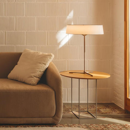 Tripod Lantern Black Grey LED Table Lamp
