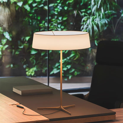 Tripod Lantern Black Grey LED Table Lamp