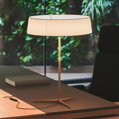 Tripod Lantern Black Grey LED Table Lamp