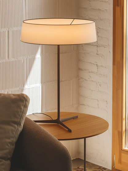 Tripod Lantern Black Grey LED Table Lamp