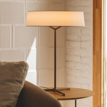 Tripod Lantern Black Grey LED Table Lamp