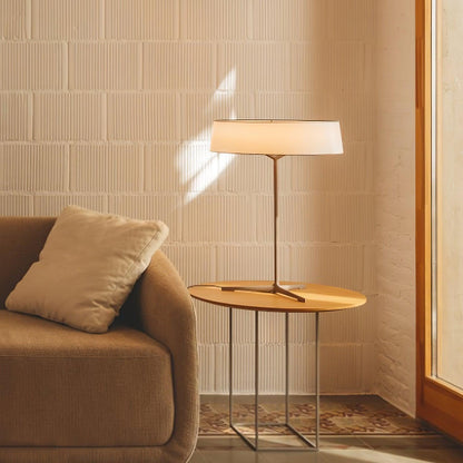 Tripod Lantern Black Grey LED Table Lamp