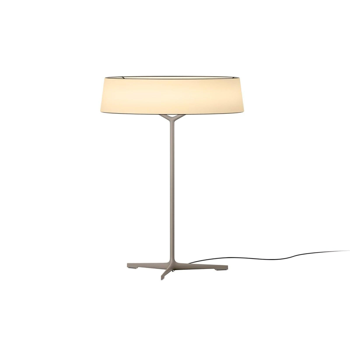 Tripod Lantern Black Grey LED Table Lamp