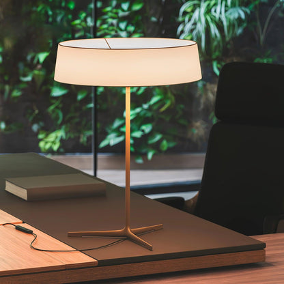 Tripod Lantern Black Grey LED Table Lamp
