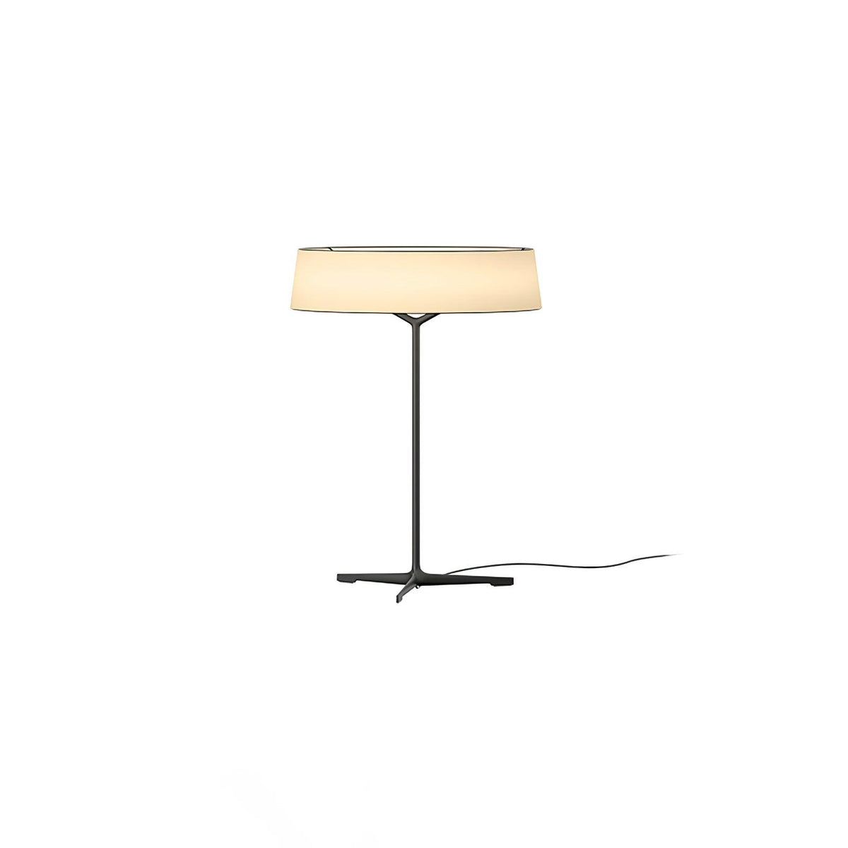 Tripod Lantern Black Grey LED Table Lamp
