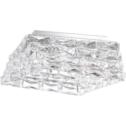 Twisted Swarovski Prism Concealed LED Flush Mount