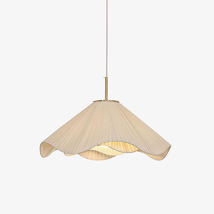 Undula Gold Fabric Pendant
