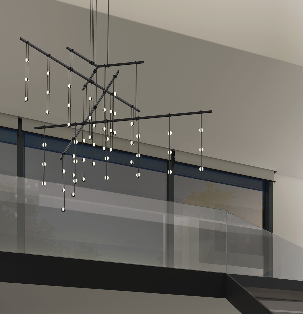 Vector Ladder Integrated LED Pendant