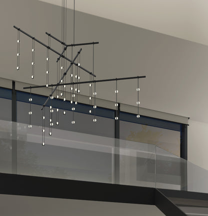 Vector Ladder Integrated LED Pendant