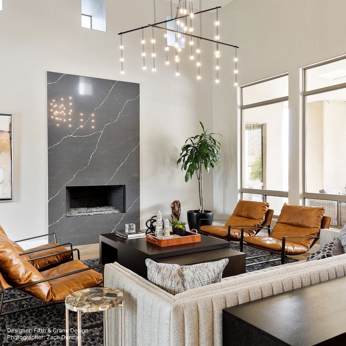 Vector Ladder Integrated LED Pendant