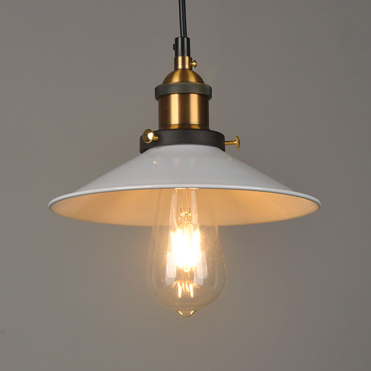 Vintage Black Dress Iron Pendant Light