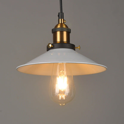 Vintage Black Dress Iron Pendant Light