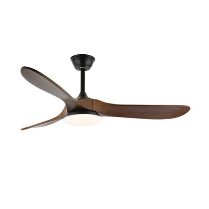 Walnut Airfoil LED Fandelier