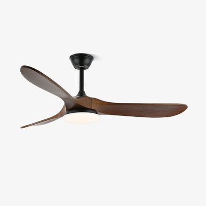 Walnut Airfoil LED Fandelier