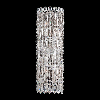 Waterfall Disc Crystal Glass Wall Sconce