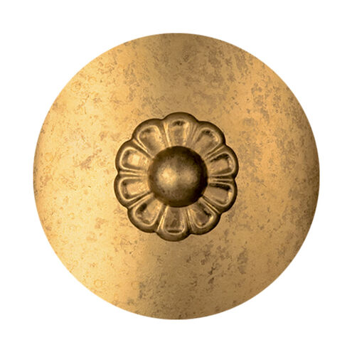 Waterfall Disc Crystal Glass Wall Sconce