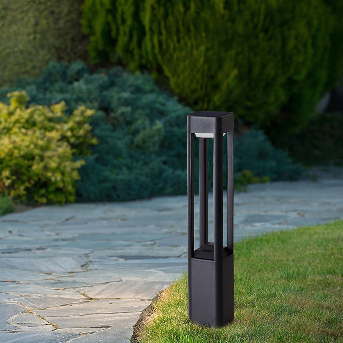 Waymark Black LED Outdoor Post Light