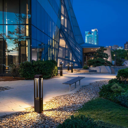 Waymark Black LED Outdoor Post Light