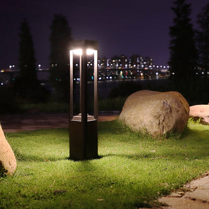 Waymark Black LED Outdoor Post Light