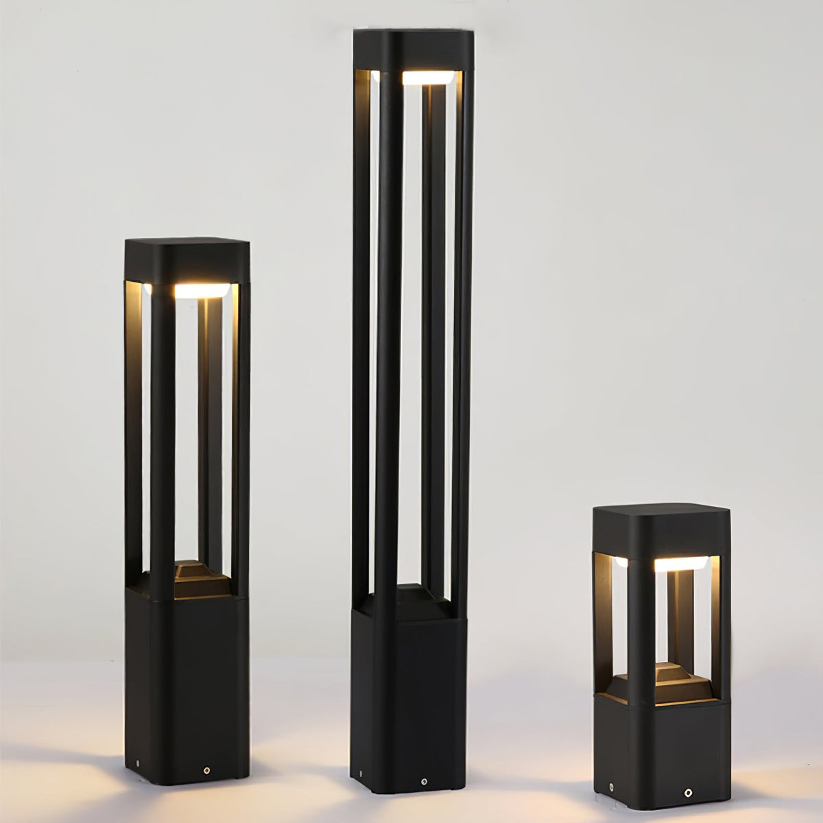 Waymark Black LED Outdoor Post Light