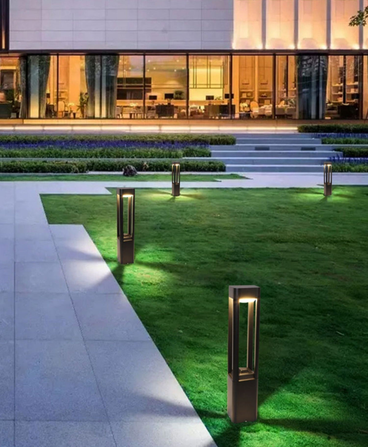 Waymark Black LED Outdoor Post Light