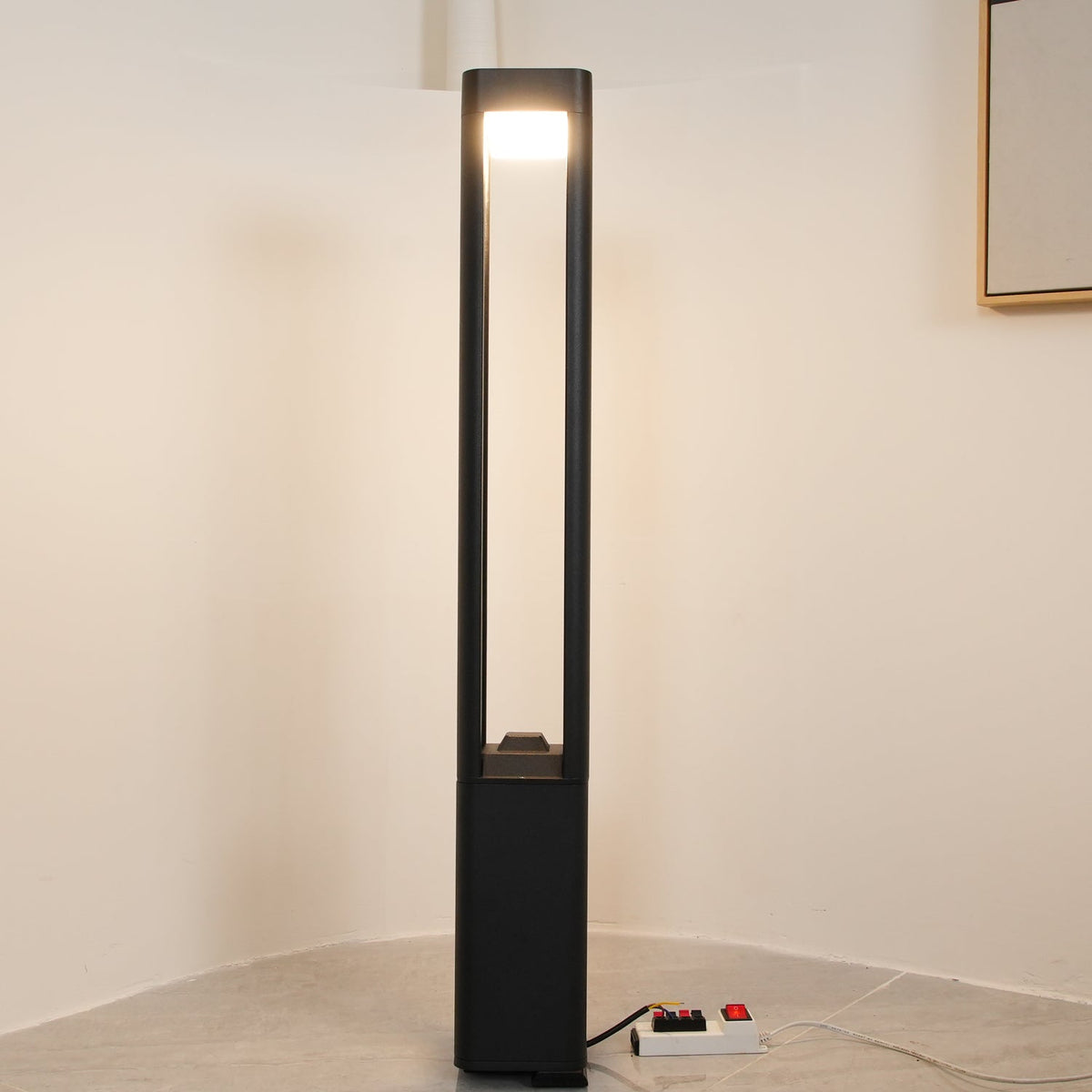 Waymark Black LED Outdoor Post Light