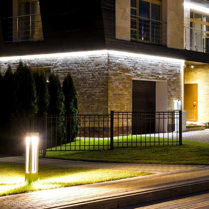 Waymark Black LED Outdoor Post Light