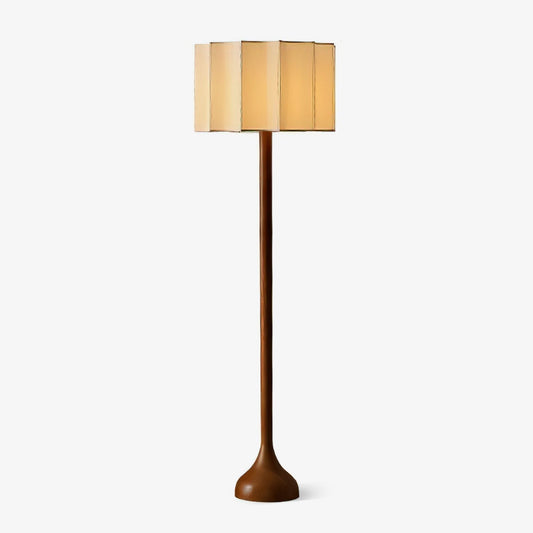 Westridge Walnut Fabric Floor Lamp