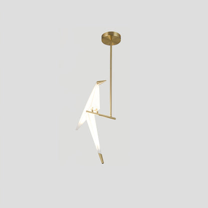 Wingfold Gold LED Multi-Light Chandelier