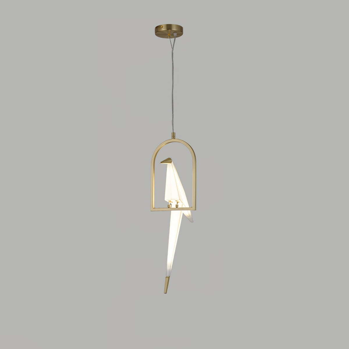 Wingfold Gold LED Multi-Light Chandelier