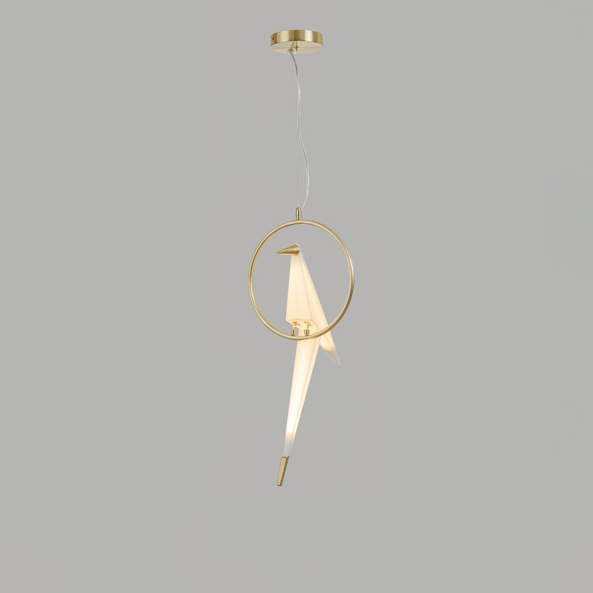 Wingfold Gold LED Multi-Light Chandelier