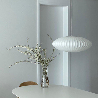 Wirecloud White Polymer Pendant