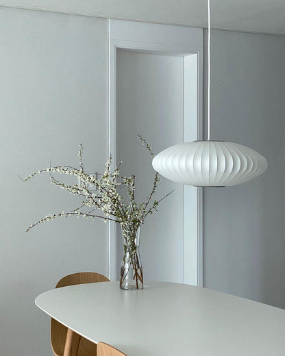 Wirecloud White Polymer Pendant