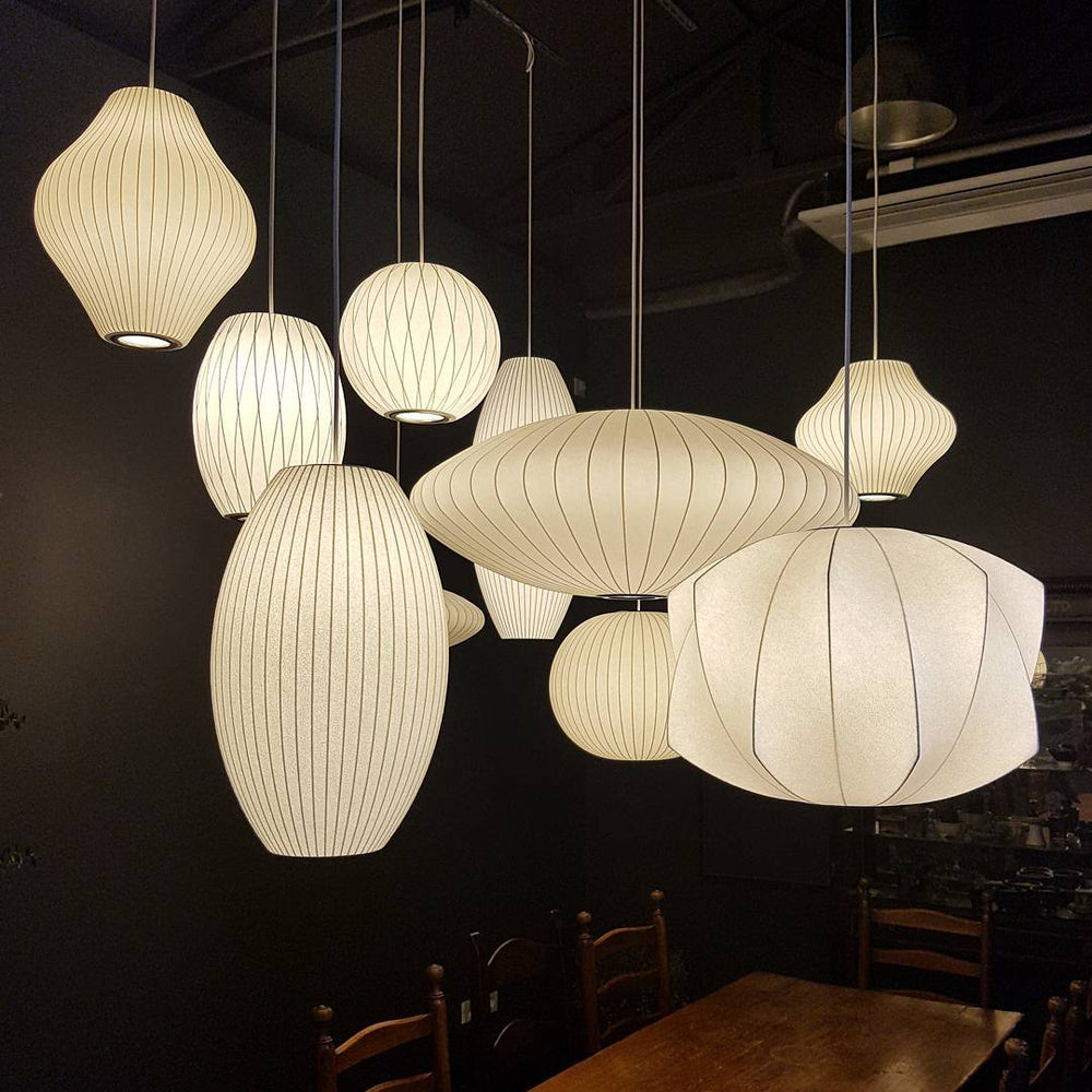 Wirecloud White Polymer Pendant