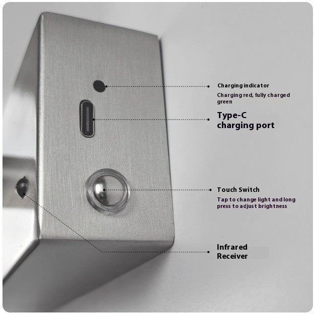 Wireless Rechargeable LED Wall Lamp