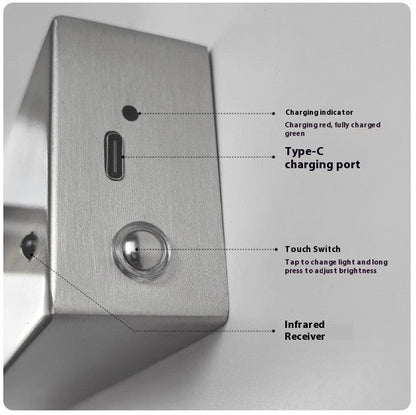 Wireless Rechargeable LED Wall Lamp