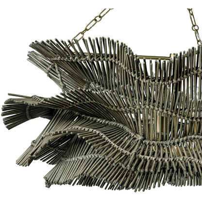 Woven Harbor Brass Chandelier