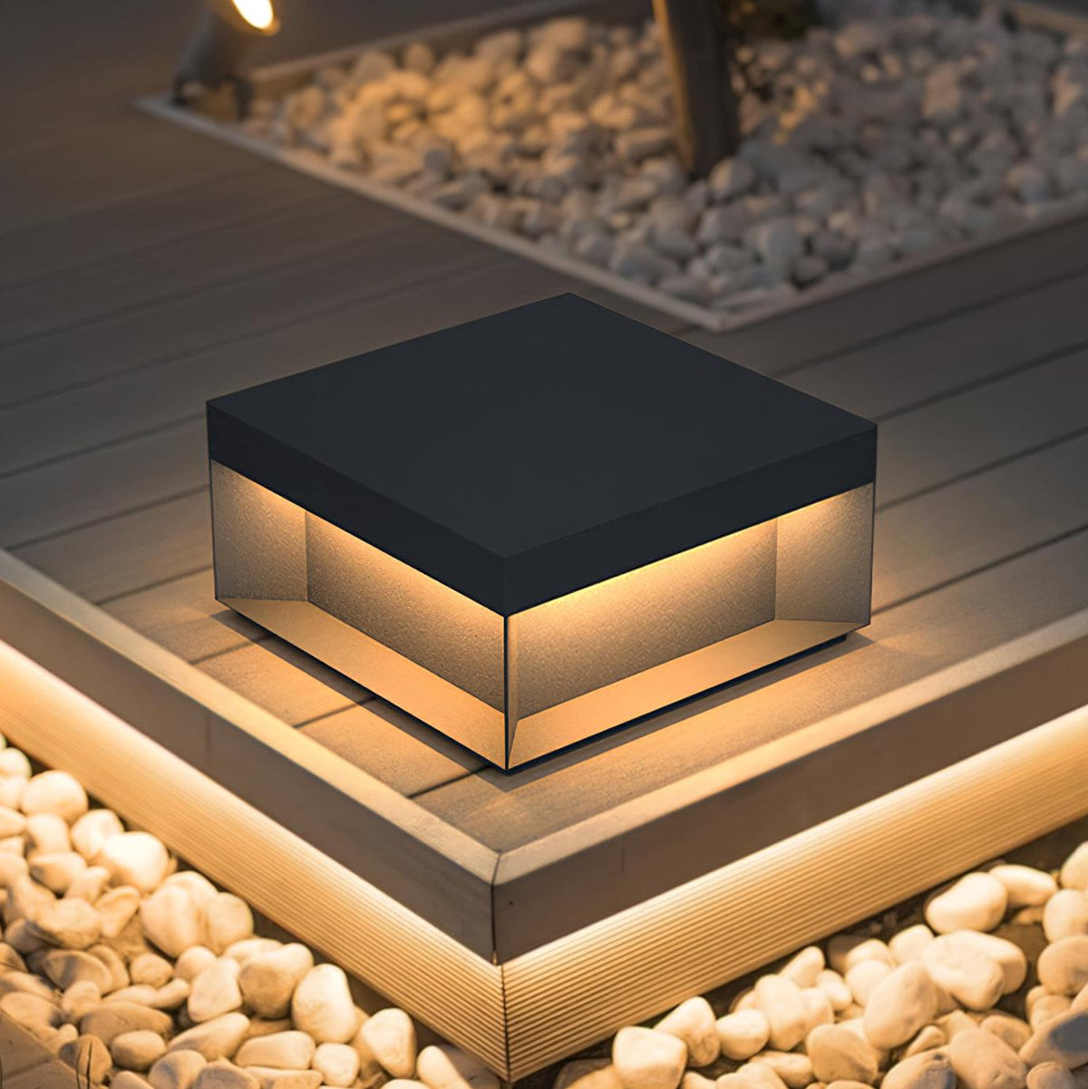 Yardgrid Black LED Outdoor Post Light