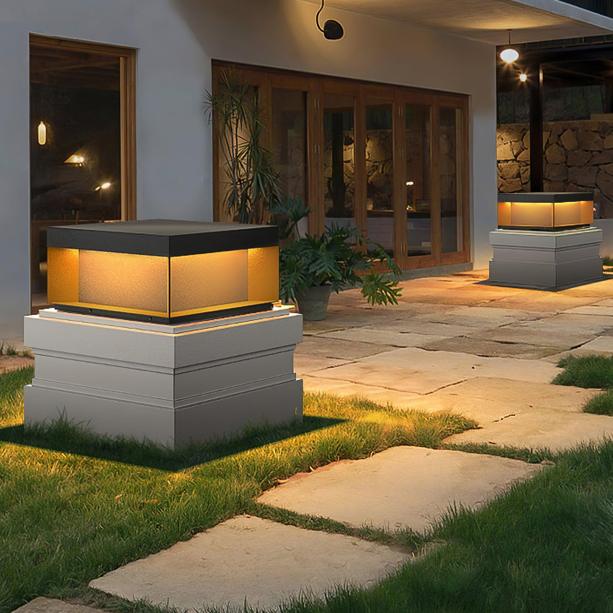 Yardgrid Black LED Outdoor Post Light