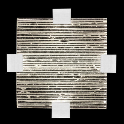 Zen Rake Cast Glass Waterproof LED Ceiling Light